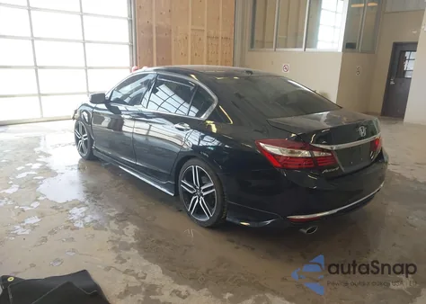 2017 Honda Accord Ex-L V6 из США, поврежденный, VIN 1HGCR3F86HA041306